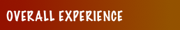Overall Experience  